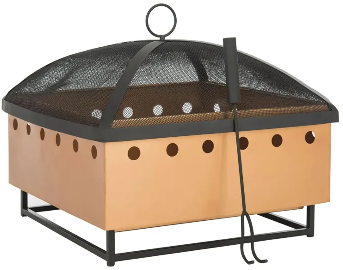 Suave Square Outdoor Fire Pit