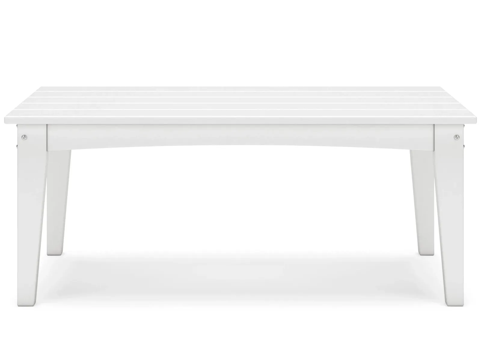 Hyland wave Outdoor Coffee Table in White by Ashley Furniture