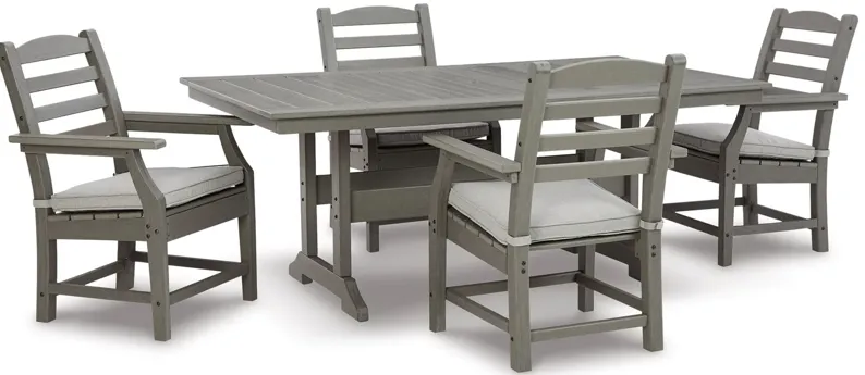 Visola Outdoor Dining Table in Gray by Ashley Furniture