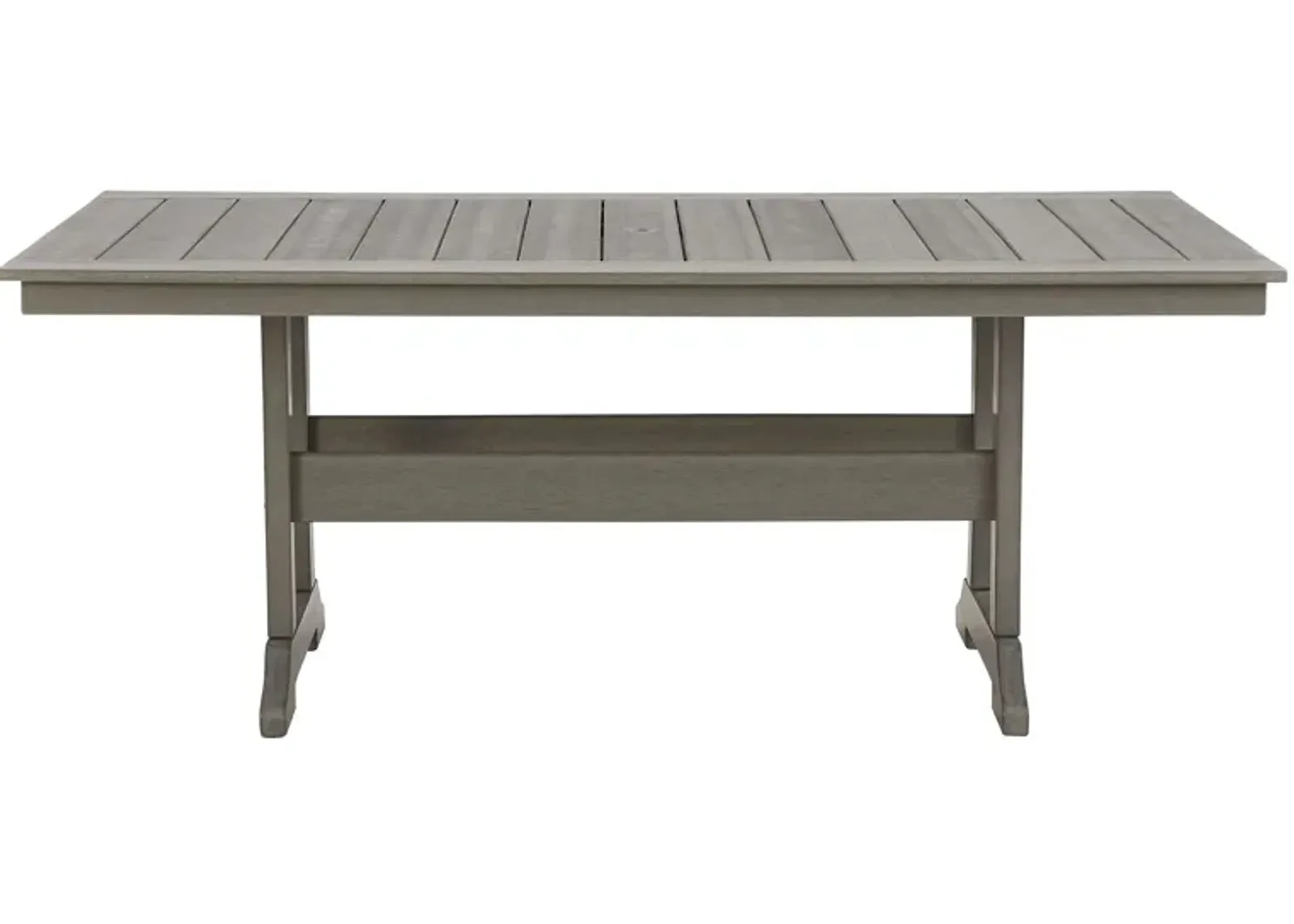 Visola Outdoor Dining Table in Gray by Ashley Furniture