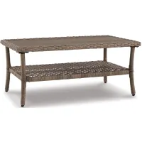 Clear Ridge Coffee Table in Black by Ashley Furniture