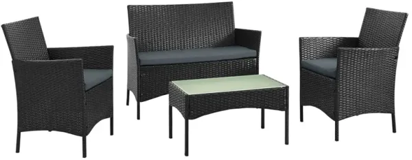 Imperia 4 Pc Outdoor Conversation Patio Set