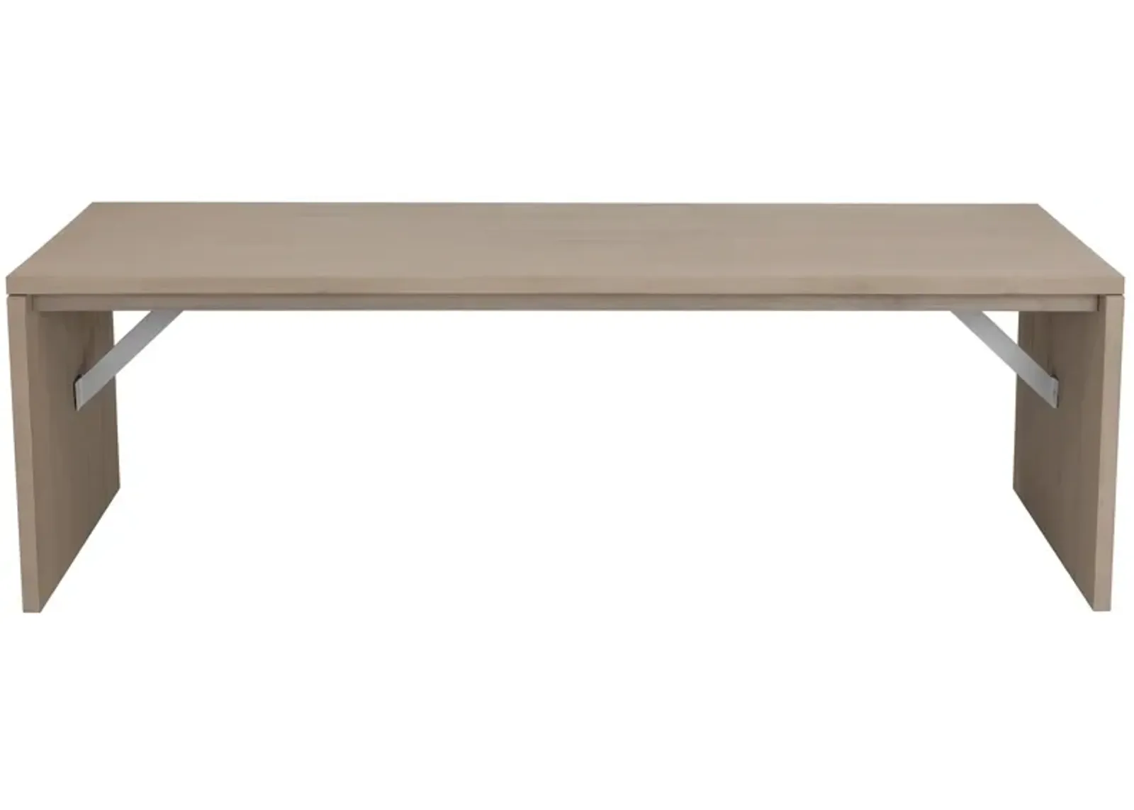 Viga Outdoor Dining Table in DRIFT BROWN - 94.5" by Sunpan