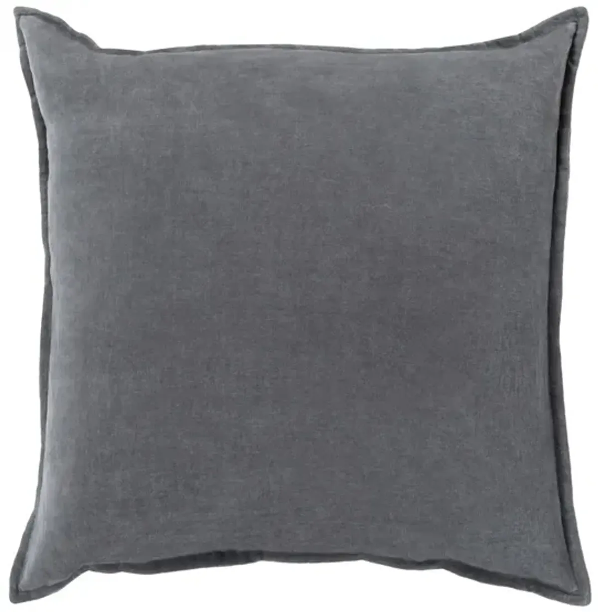 Cotton Velvet 22" Throw Pillow