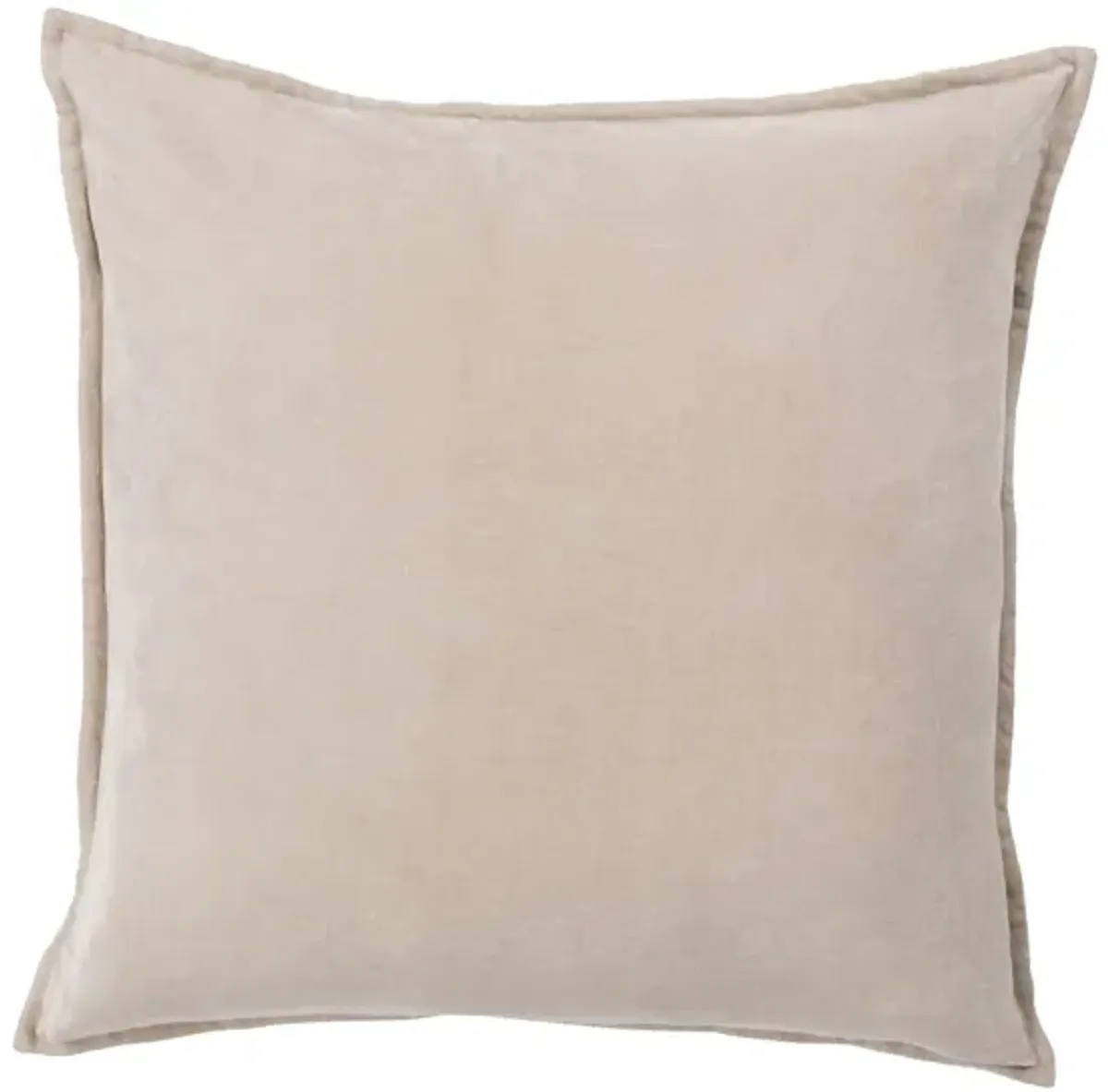 Cotton Velvet 22" Down Throw Pillow