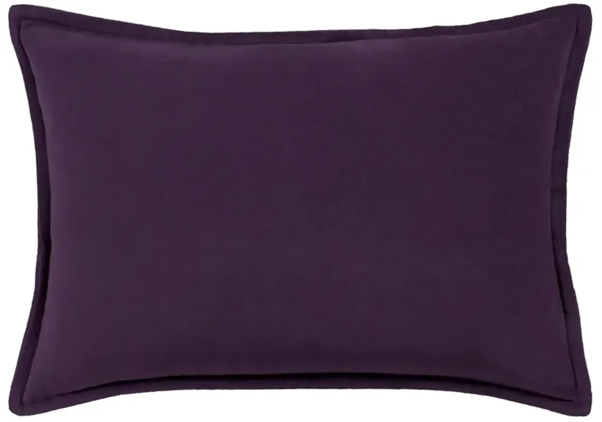 Cotton Velvet 13" x 19" Down Throw Pillow