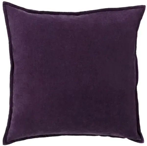 Cotton Velvet 18" Throw Pillow