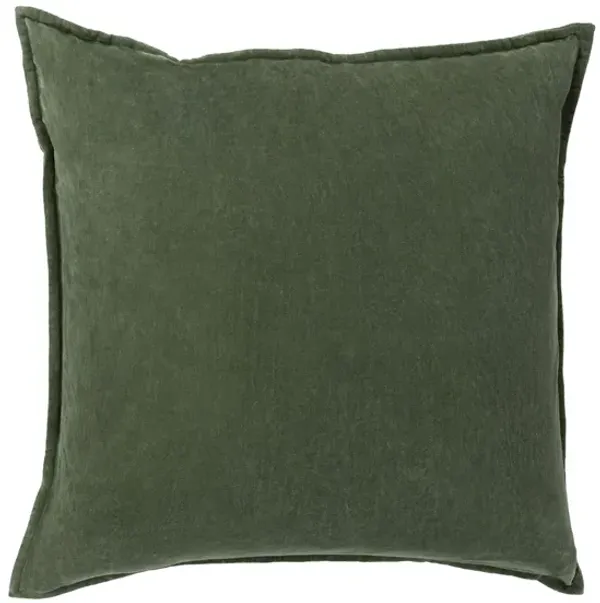 Cotton Velvet 22" Down Throw Pillow