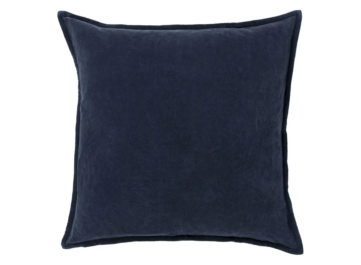 Cotton Velvet 18" Throw Pillow