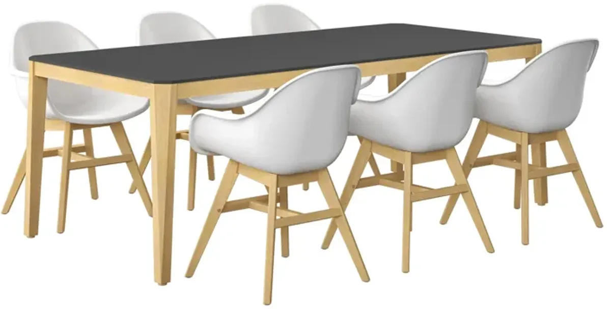 Amazonia Outdoor 9- pc. Eucalyptus Wood Dining Set