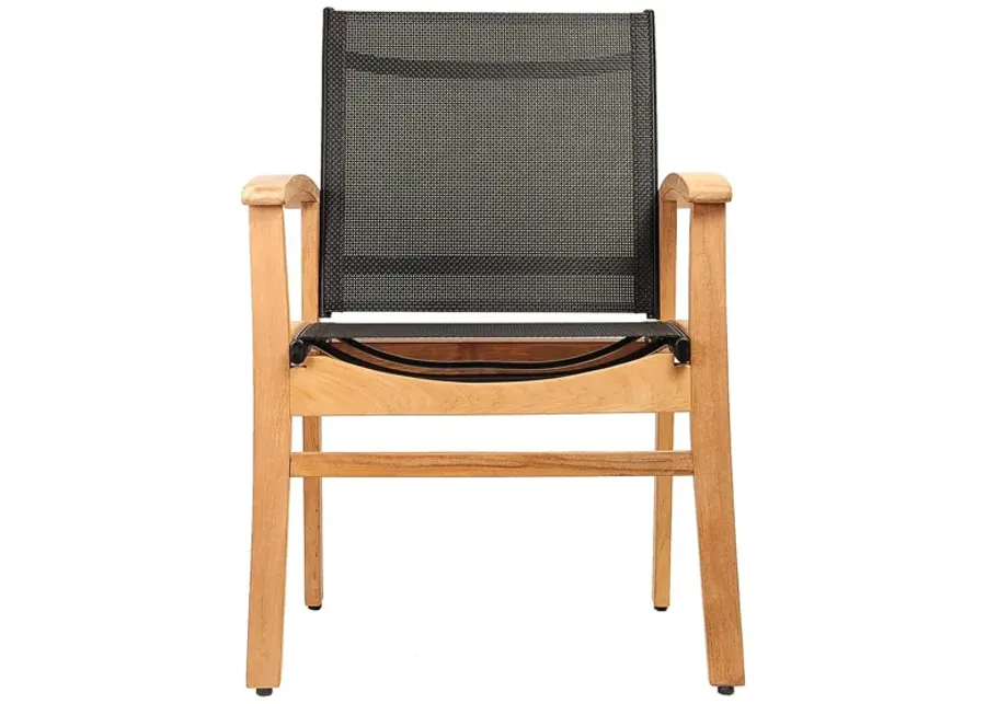 Lifestyle Garden Outdoor Armchair in Black by International Home Miami