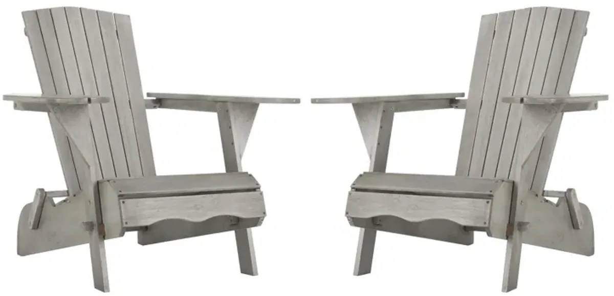 Dilettie Outdoor Adirondack Chairs - Set of 2