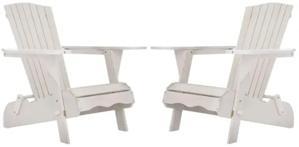 Dilettie Outdoor Adirondack Chairs - Set of 2