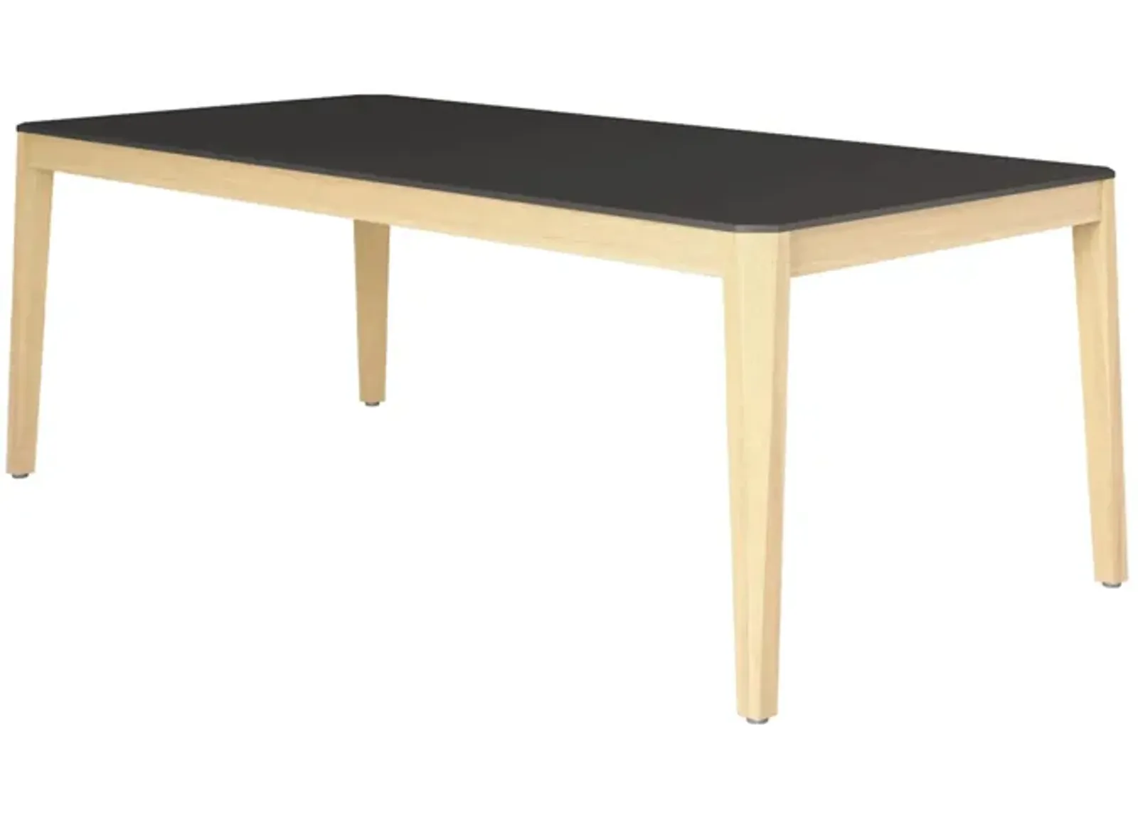 Amazonia Big Outdoor Dining Table in Black by International Home Miami