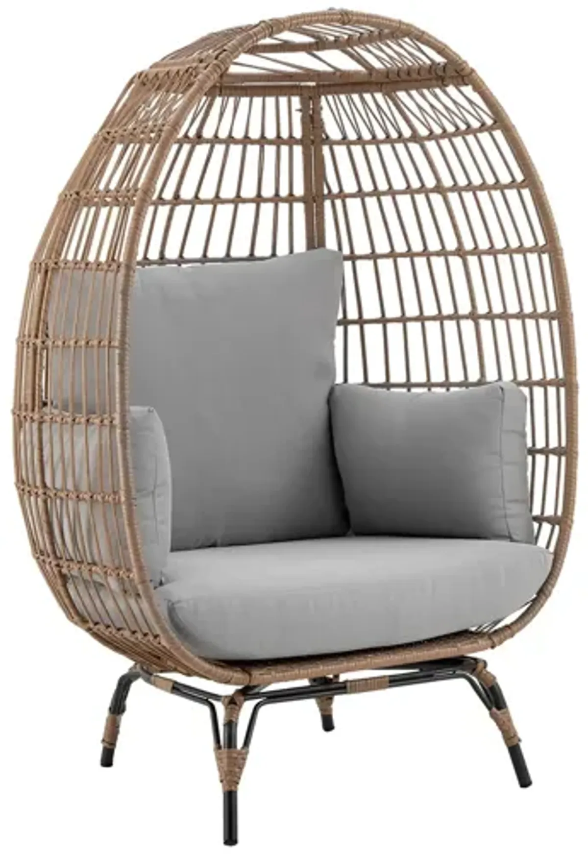 Wixx Outdoor Patio Freestanding Egg Chair