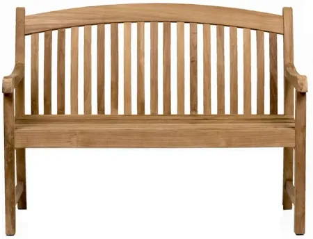Willis Outdoor Patio Bench in Sandstone by International Home Miami
