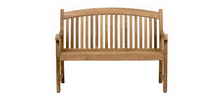 Willis Outdoor Patio Bench in Sandstone by International Home Miami
