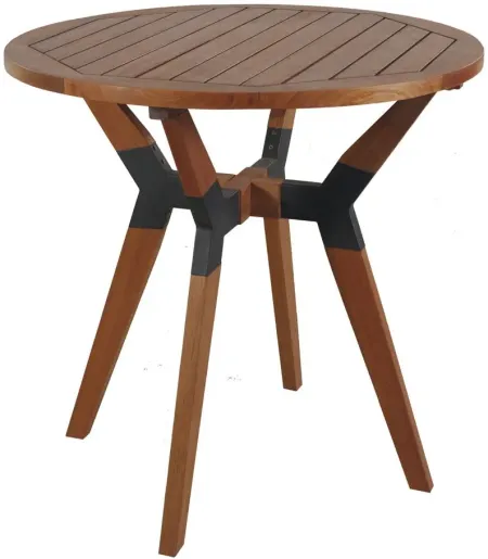 Buckner Outdoor Bistro Table in Sandstone by Outdoor Interiors