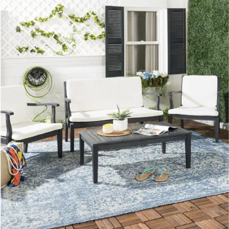 Venice 4-pc. Patio Set in Brown by Safavieh
