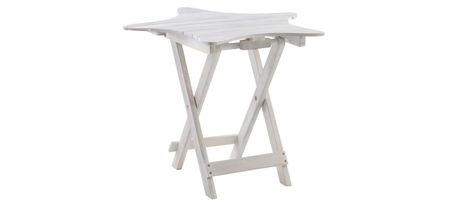 Stanbury Folding Table in White by Linon Home Decor