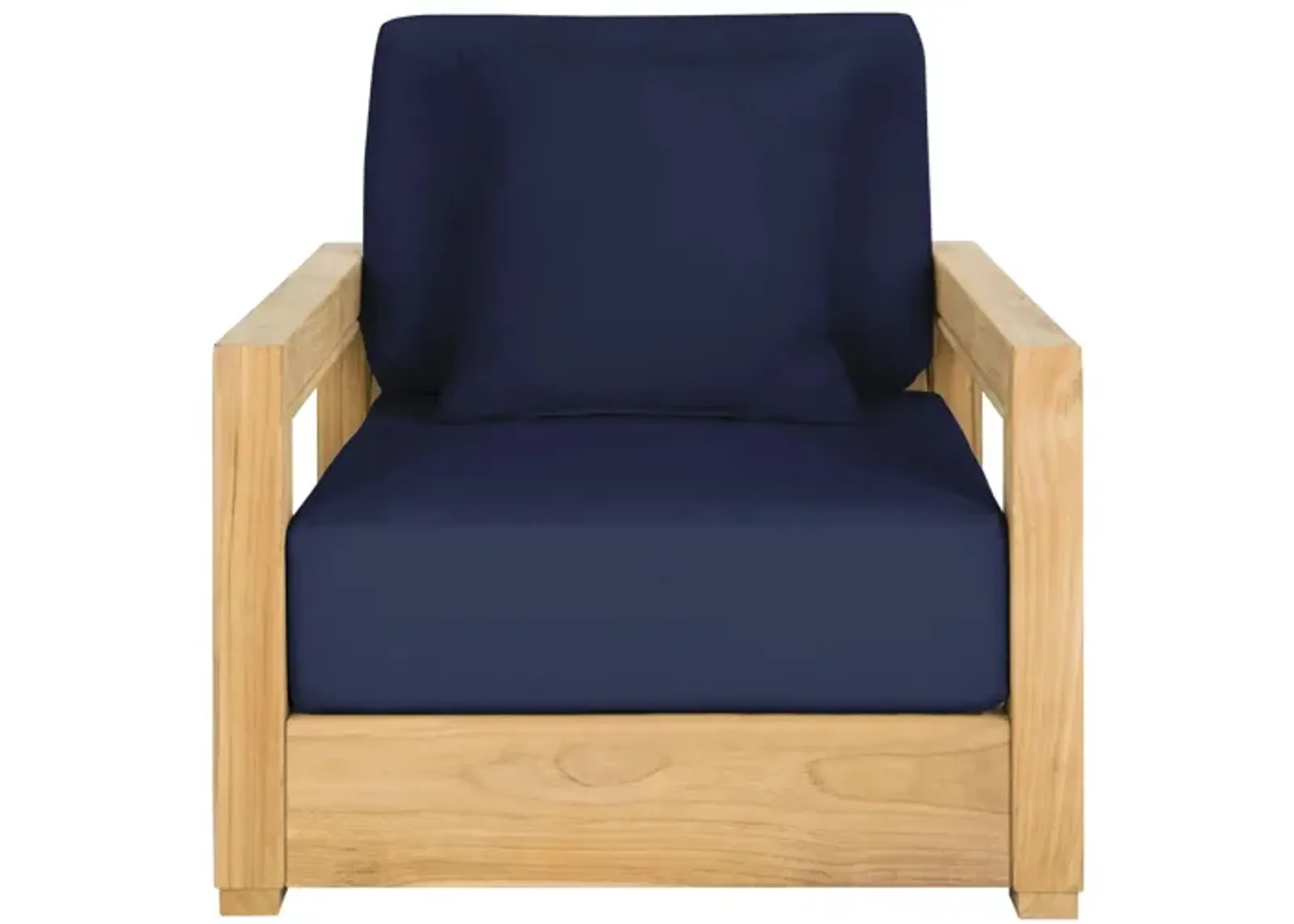 Ashton Teak Armchair in Terra by Safavieh