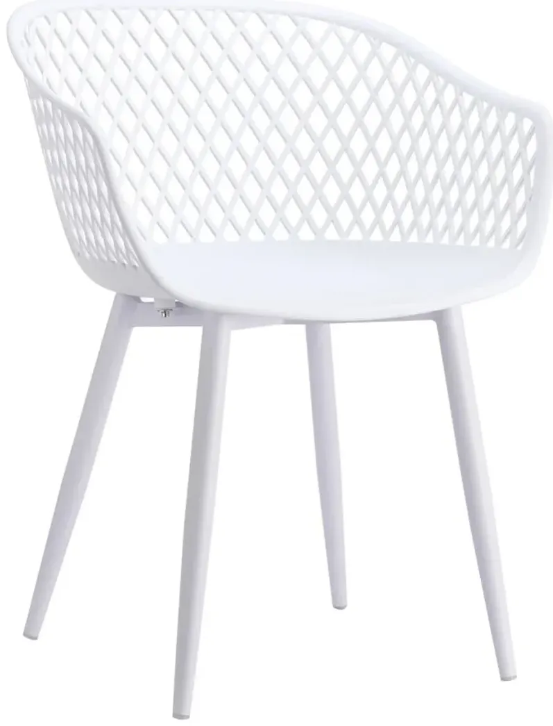 Piazza Outdoor Chair - Set Of Two in White by Moe's Home Collection