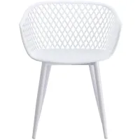 Piazza Outdoor Chair - Set Of Two in White by Moe's Home Collection