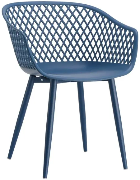 Piazza Outdoor Chair - Set Of Two in Blue by Moe's Home Collection