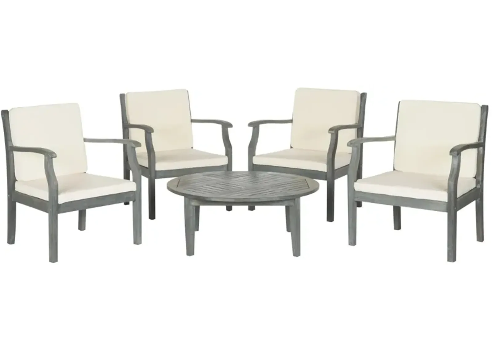 Coslima 5-pc. Patio Set in Brown by Safavieh