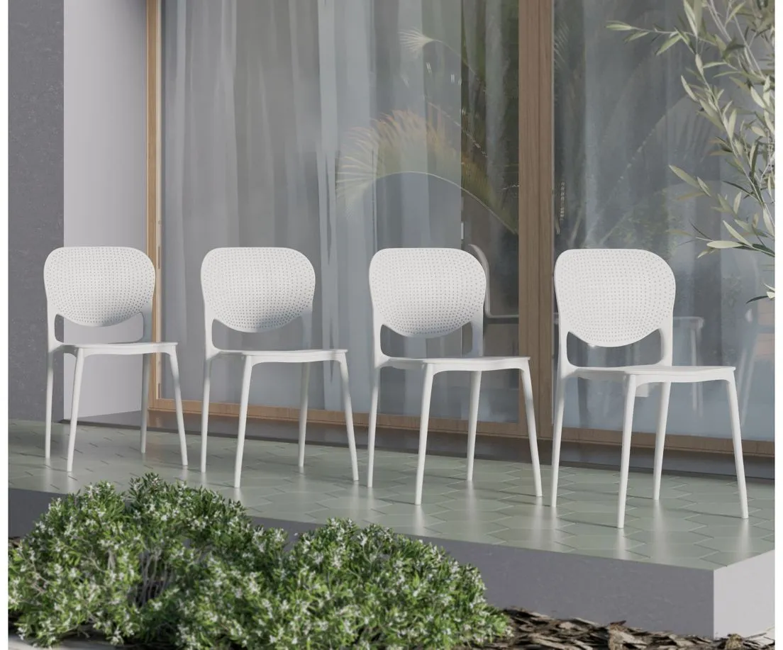 Amazonia Outdoor Dining Chair Set of 4