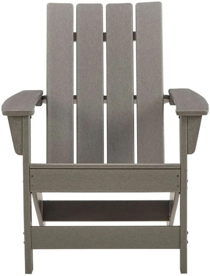 Visola Outdoor Adirondack Chair in Stone by Ashley Express