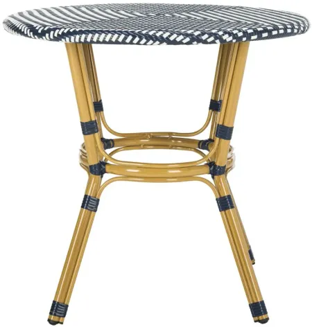 Sidford Outdoor Accent Table in Black by Safavieh