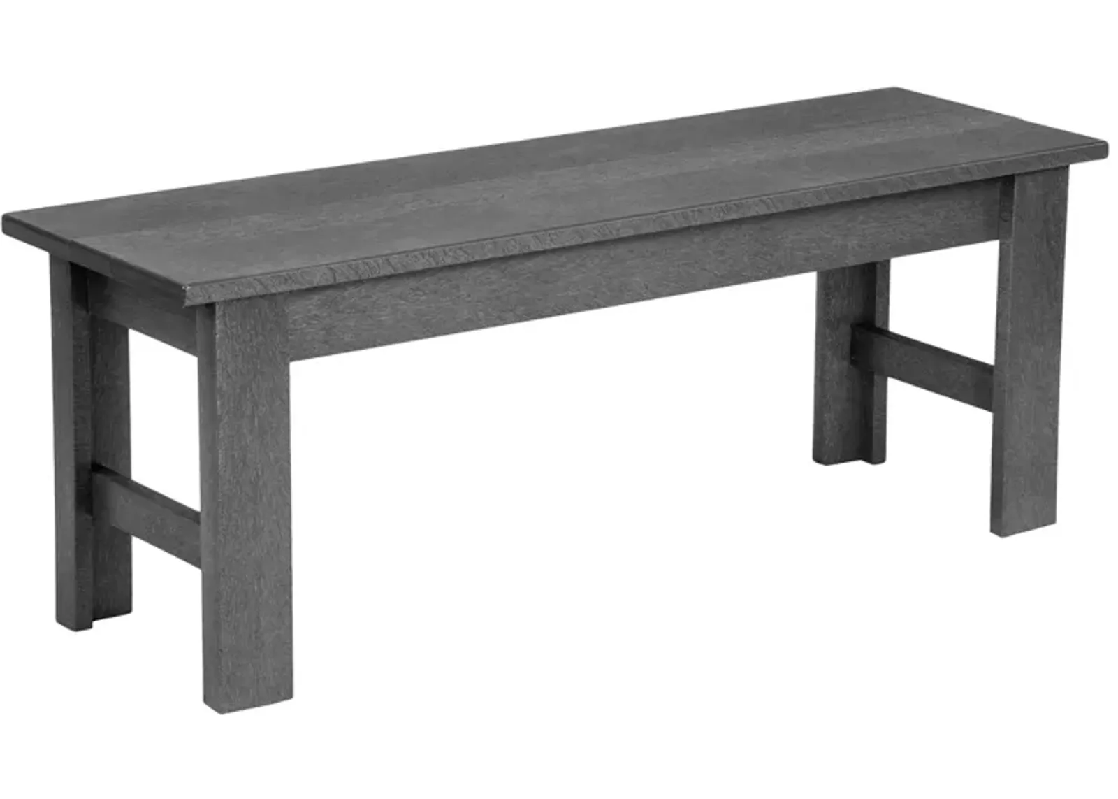 Generation Recycled Outdoor Bench in Slate Gray by C.R. Plastic Products