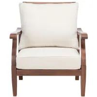 Martina Outdoor Accent Chair in Natural / Beige by Safavieh