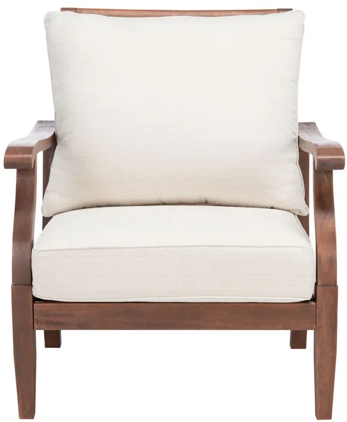 Martina Outdoor Accent Chair in Natural / Beige by Safavieh