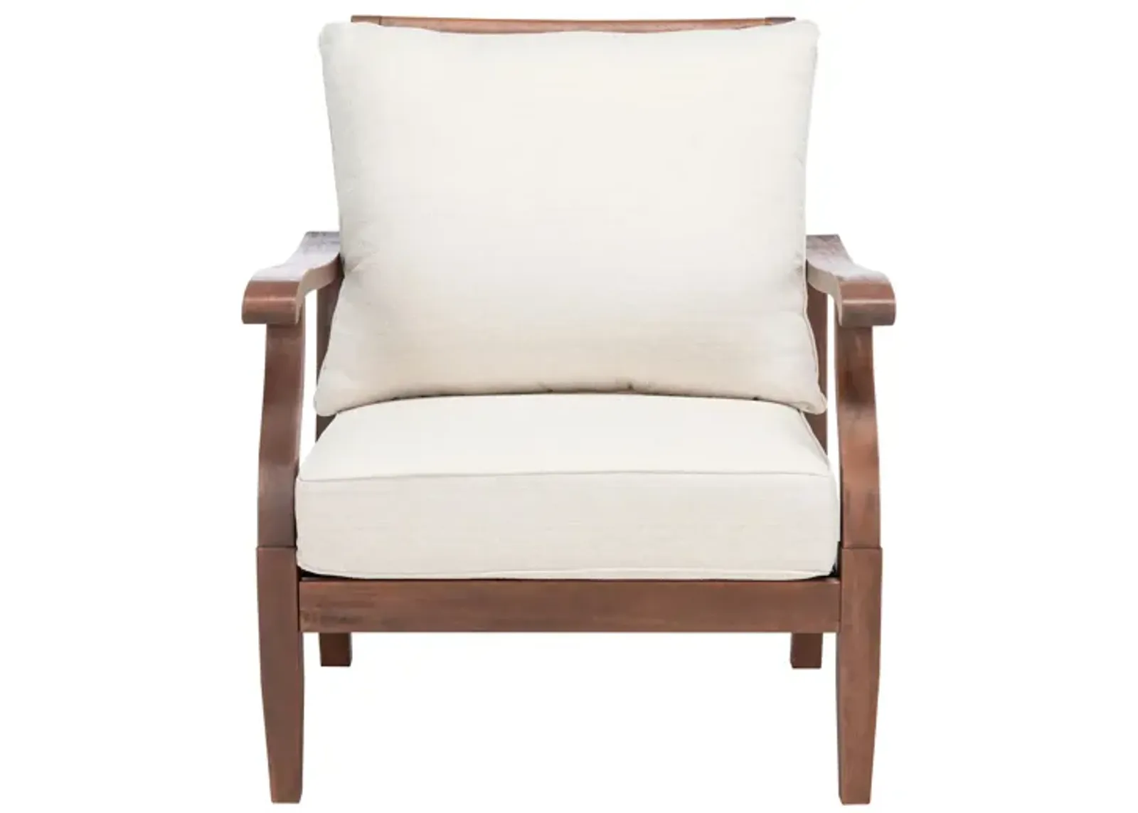 Martina Outdoor Accent Chair in Natural / Beige by Safavieh