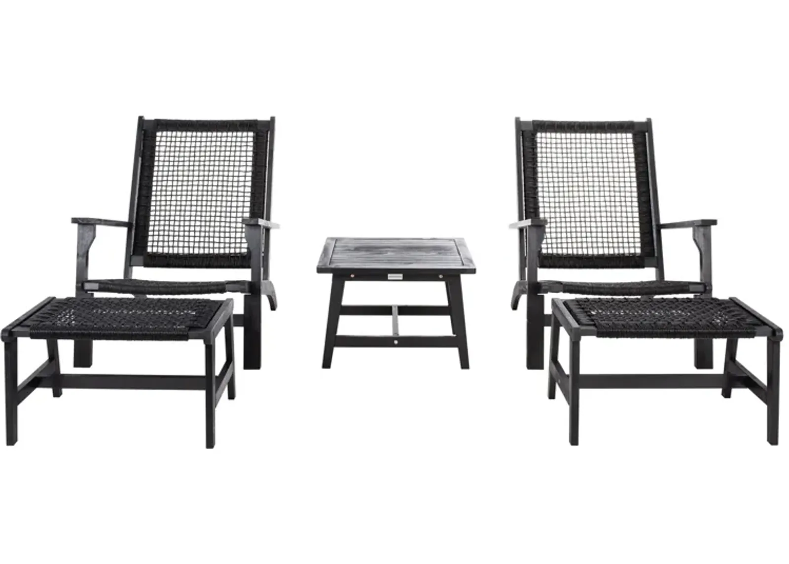 Kelsey 5-pc. Patio Set in Aqua by Safavieh