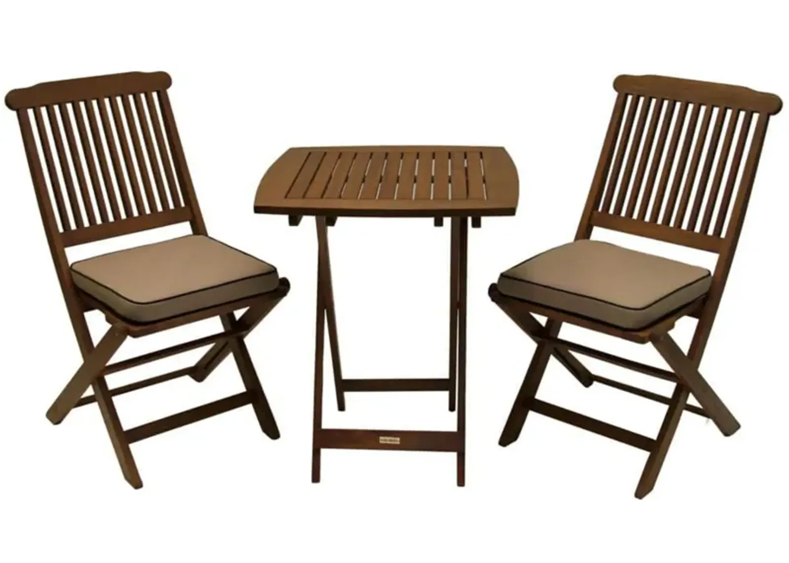 Ladybug 3-pc. Outdoor Bistro Set in Gray by Outdoor Interiors