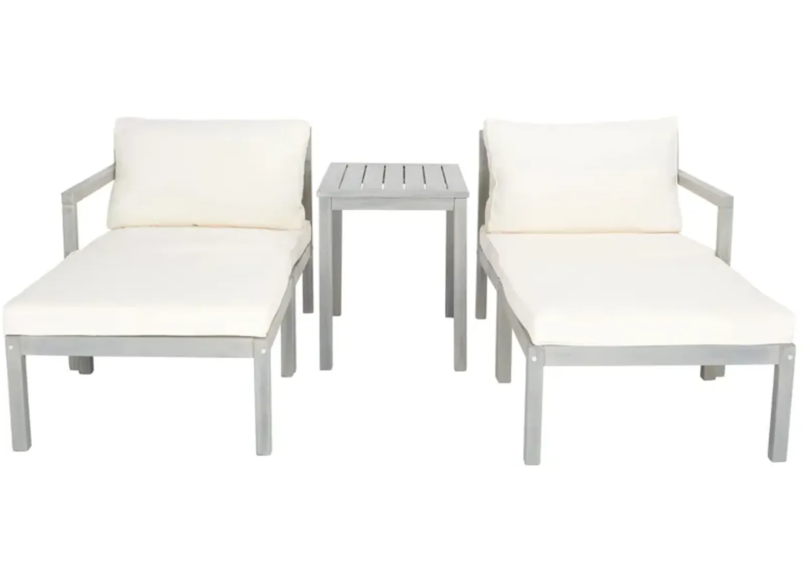 Katara 5-pc. Patio Set in Aged Gray by Safavieh