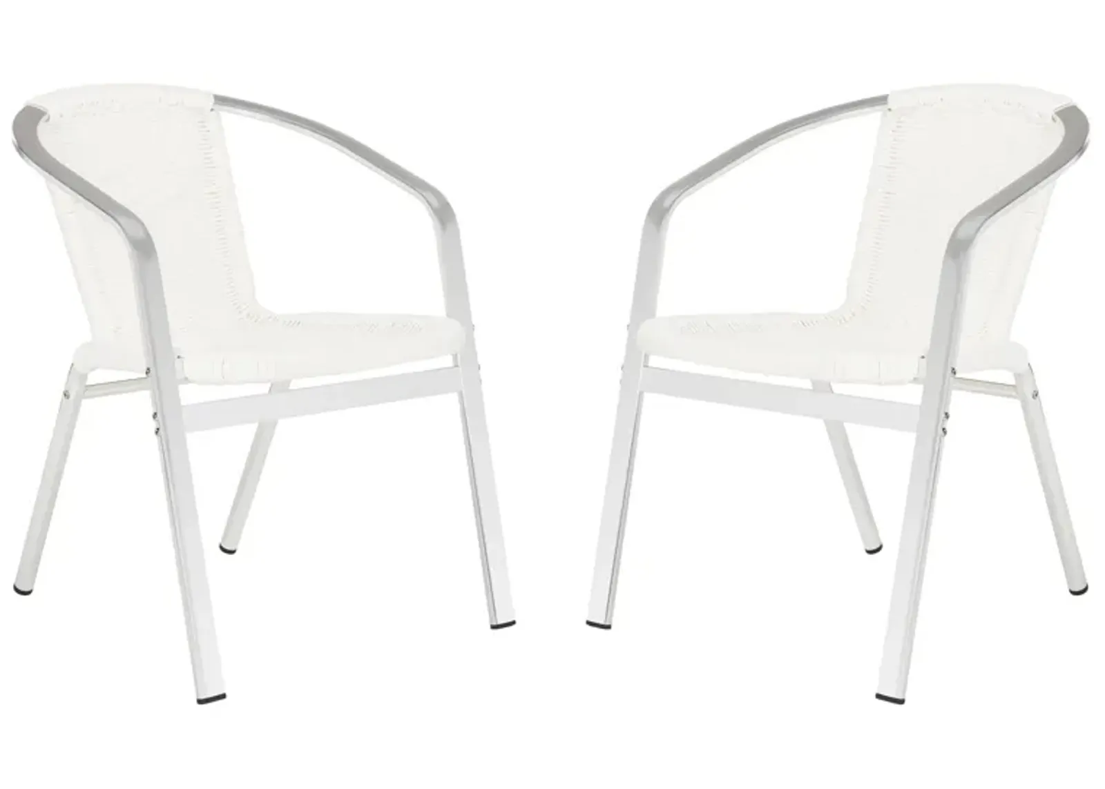 Bruna Outdoor Stacking Armchair - Set of 2 in Iris by Safavieh