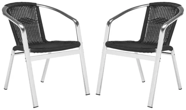 Bruna Outdoor Stacking Armchair -Set of 2