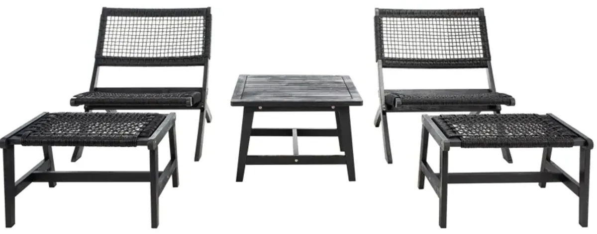 Gresley 5-pc. Patio Set in Graystone by Safavieh