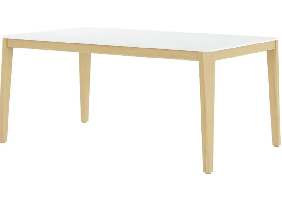 Amazonia Outdoor Dining Table in White by International Home Miami