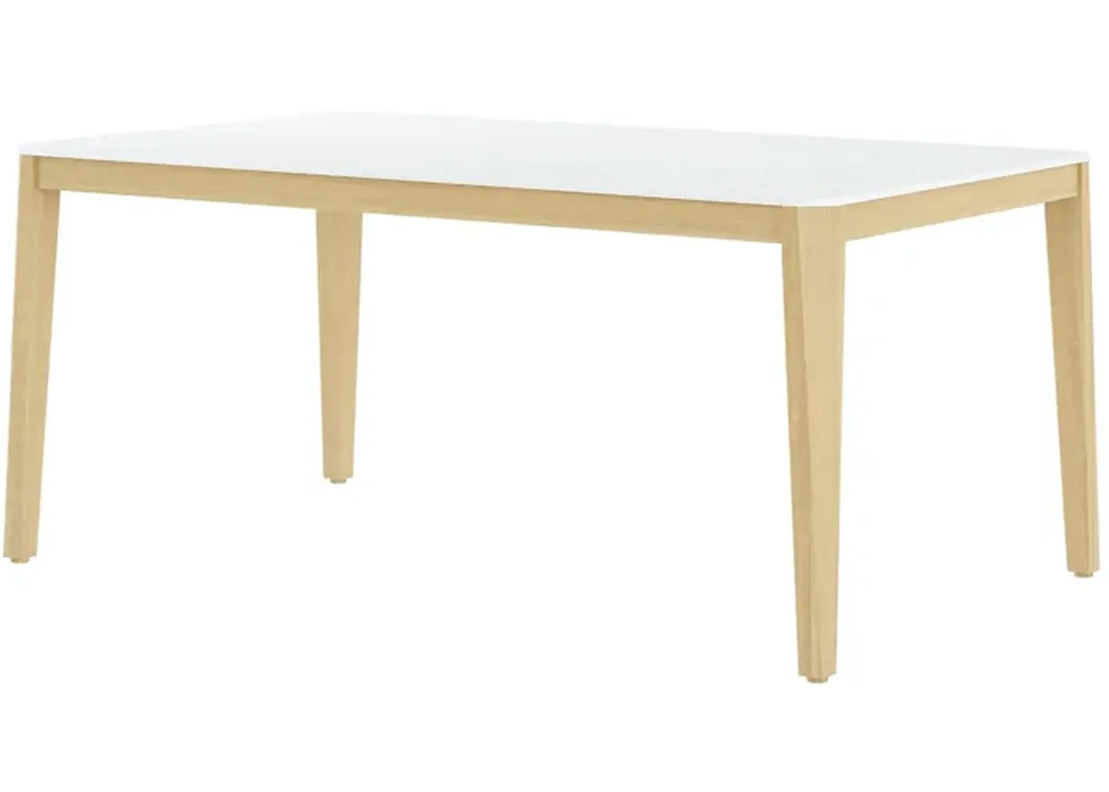 Amazonia Outdoor Dining Table in White by International Home Miami