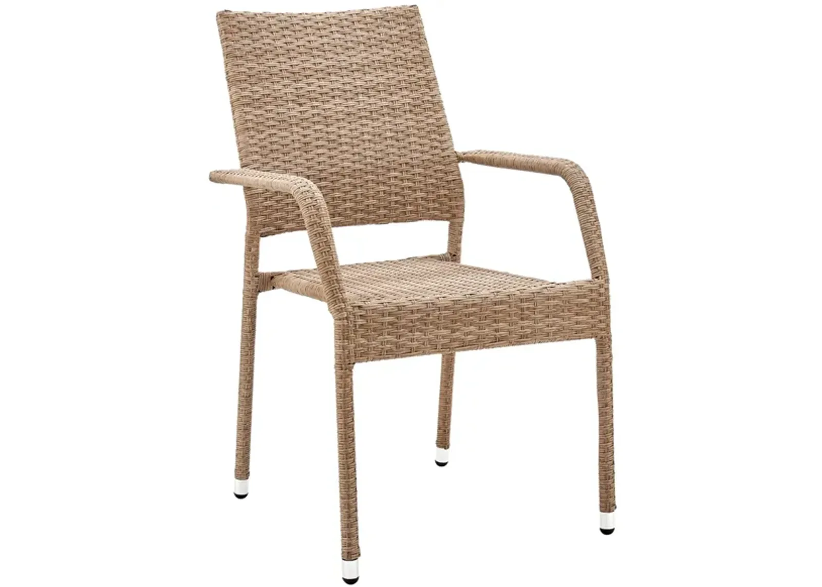 Alinsky Outdoor Patio Dining Armchair in Tobacco by Manhattan Comfort