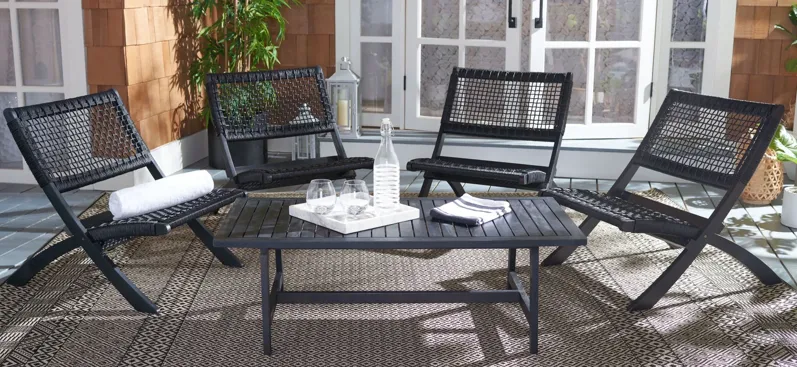 Matteo 5-pc. Patio Set in Terra by Safavieh