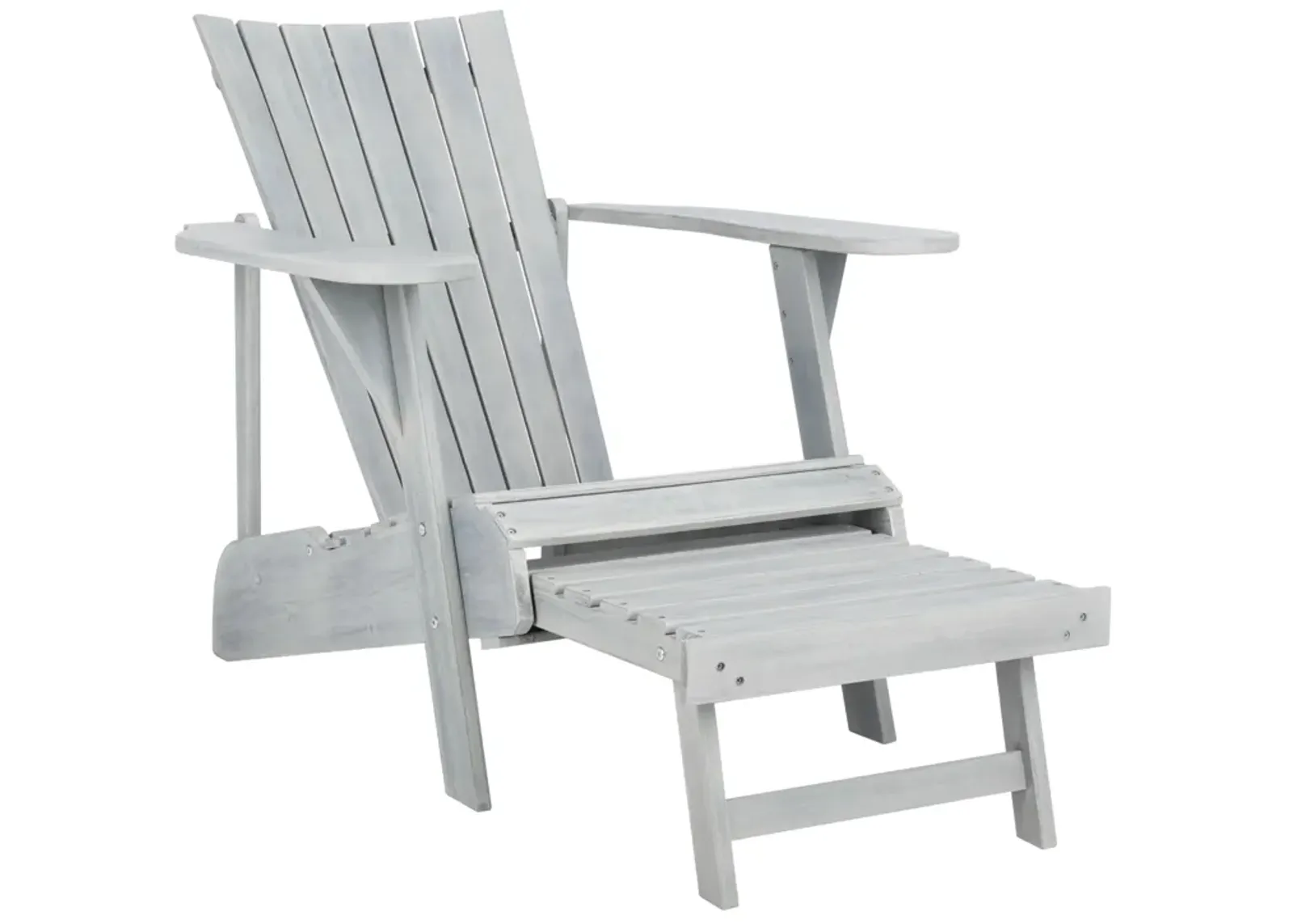 Allaire Outdoor Adirondack Chair in Brown by Safavieh