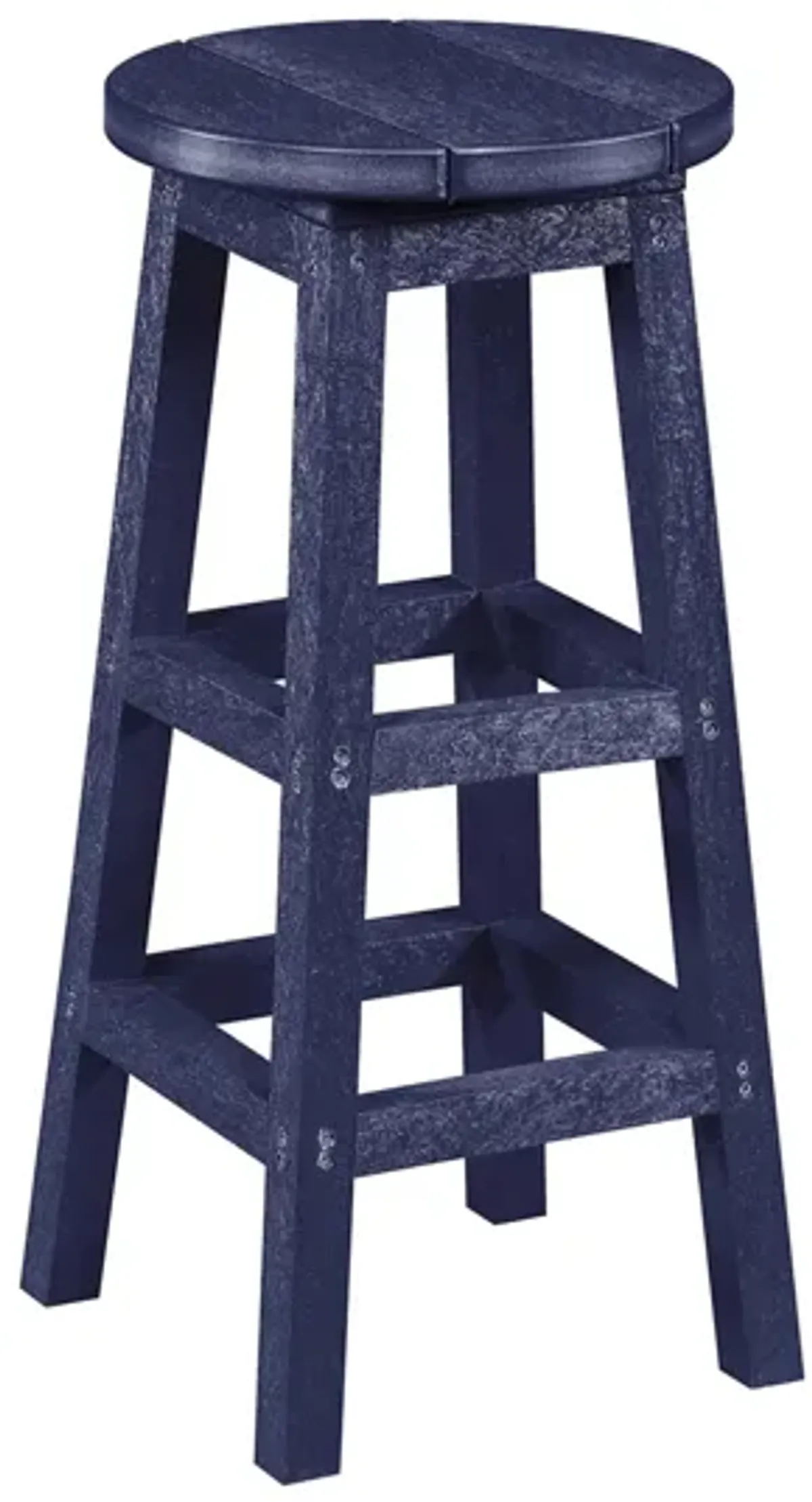 Capterra Casual Recycled Outdoor Barstool in Atlantic Navy by C.R. Plastic Products