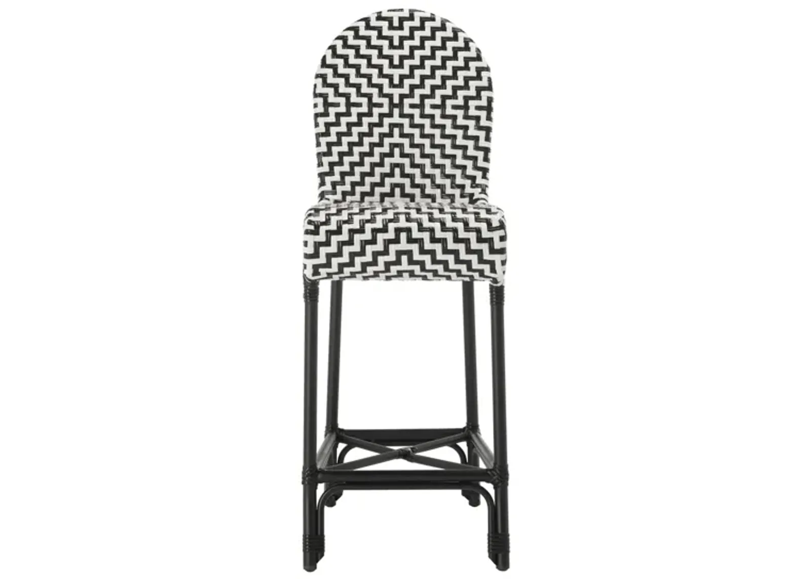 Akita Outdoor Bar Stool in Parrot by Safavieh