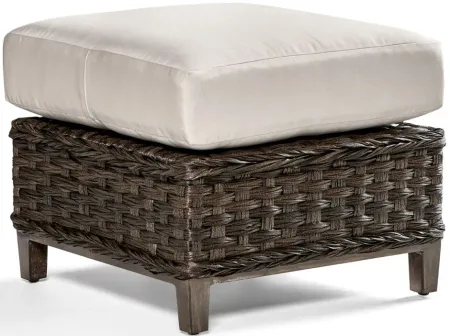 Grand Isle Outdoor Ottoman in Dark Carmel by South Sea Outdoor Living
